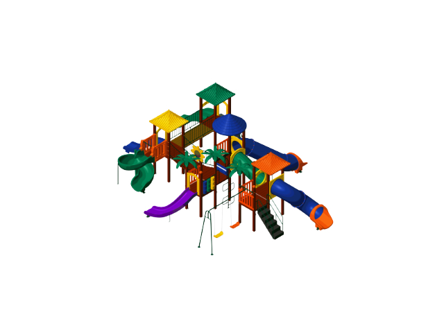 Playground Madeira Plástica